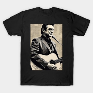 Johnny Cash Musical Milestones T-Shirt